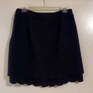 LOFT Scalloped Pencil Skirt